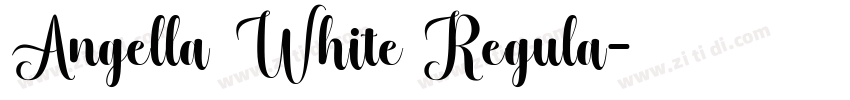 Angella White Regula字体转换